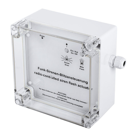 HomeMatic HM-Sec-SFA-SM Installation and operating manual