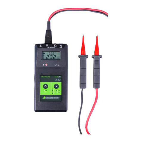 Gossen MetraWatt METRALINE EXM25 operating instructions