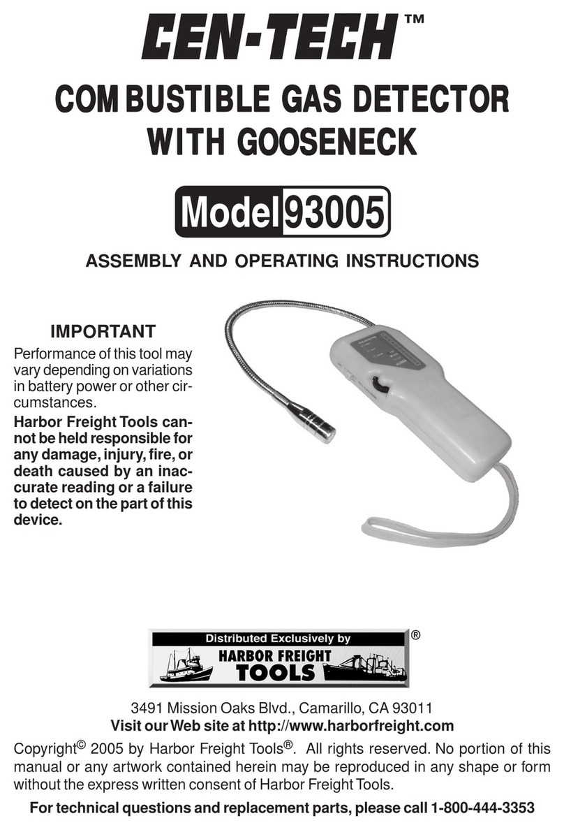 Centech 93005 Assembly and operating instructions