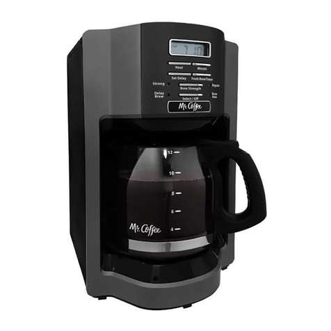 Mr. Coffee EHX33 Series User manual