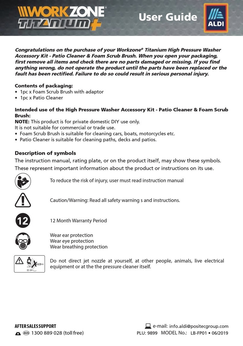 ALDI Workzone Titanium+ LB-FP0 User manual
