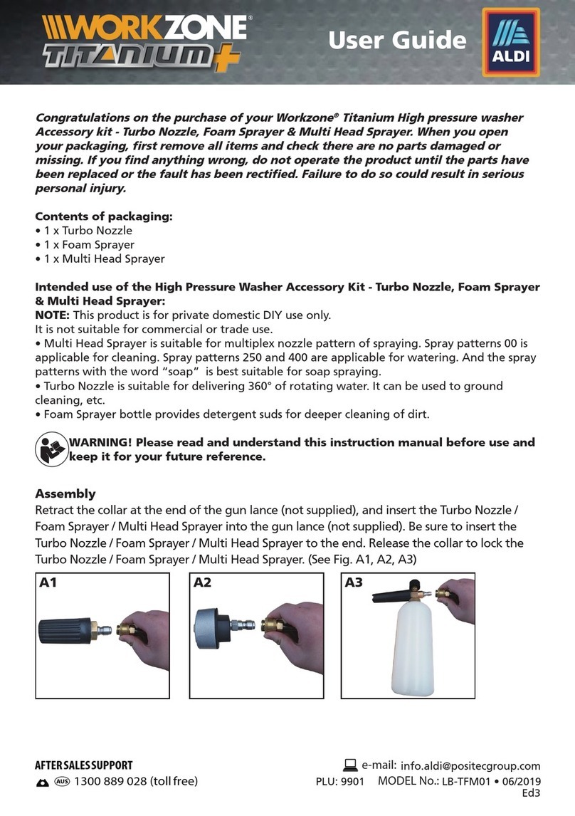 ALDI Workzone Titanium+ LB-TFM01 User manual
