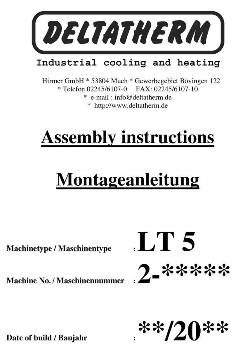 Deltatherm LT 5 Series Assembly instructions
