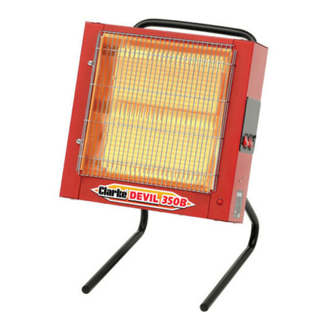 Clarke DEVIL 350B 230V Installation and operation manual