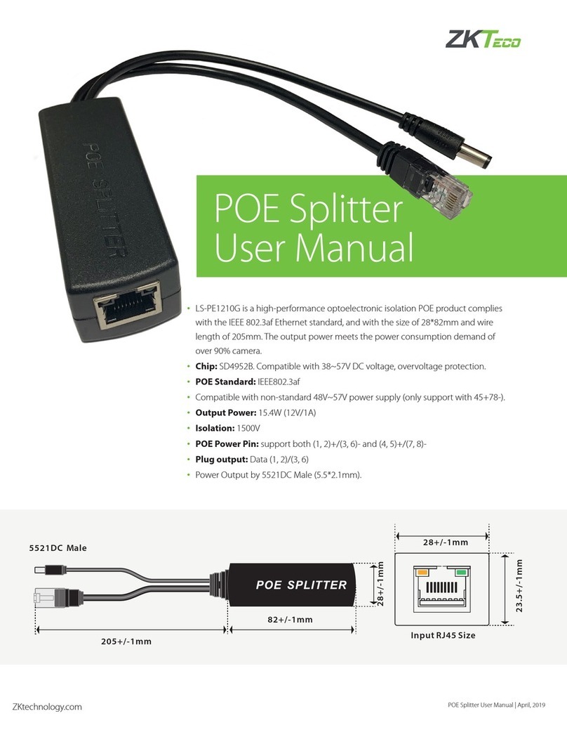 ZKTeco LS-PE1210G user manual