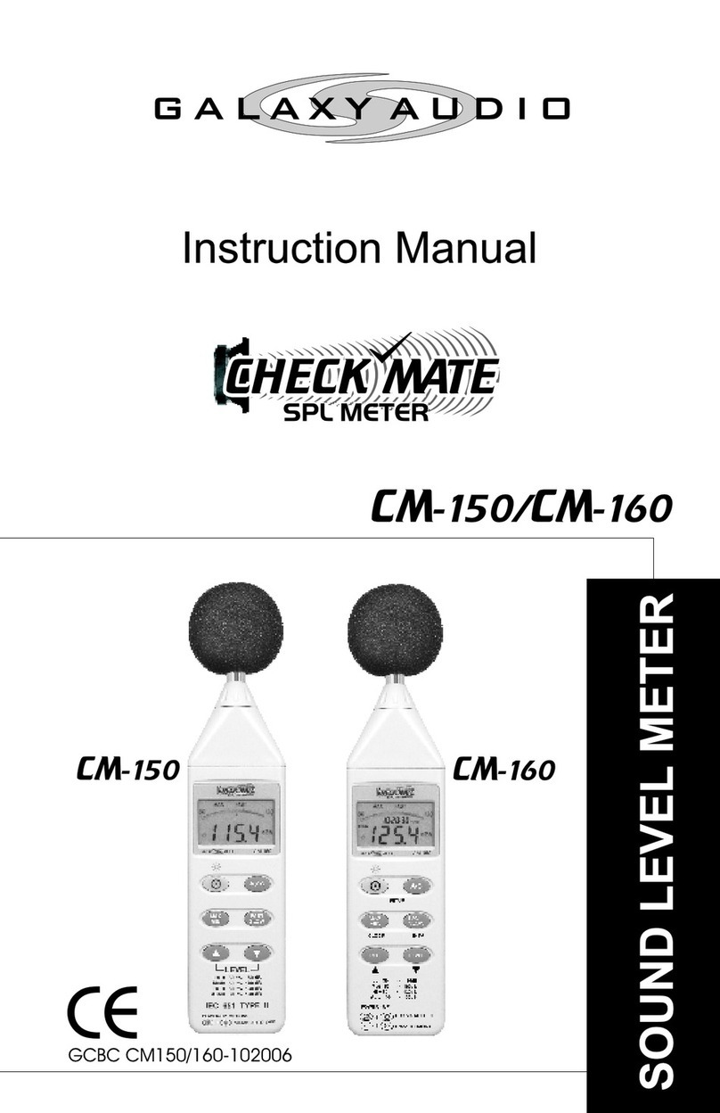 Galaxy Audio Check Mate CM-150 instruction manual