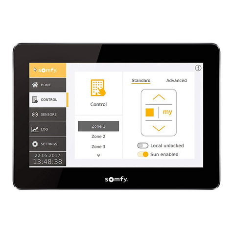 SOMFY animeo IB+ TouchBuco 1860254 User manual