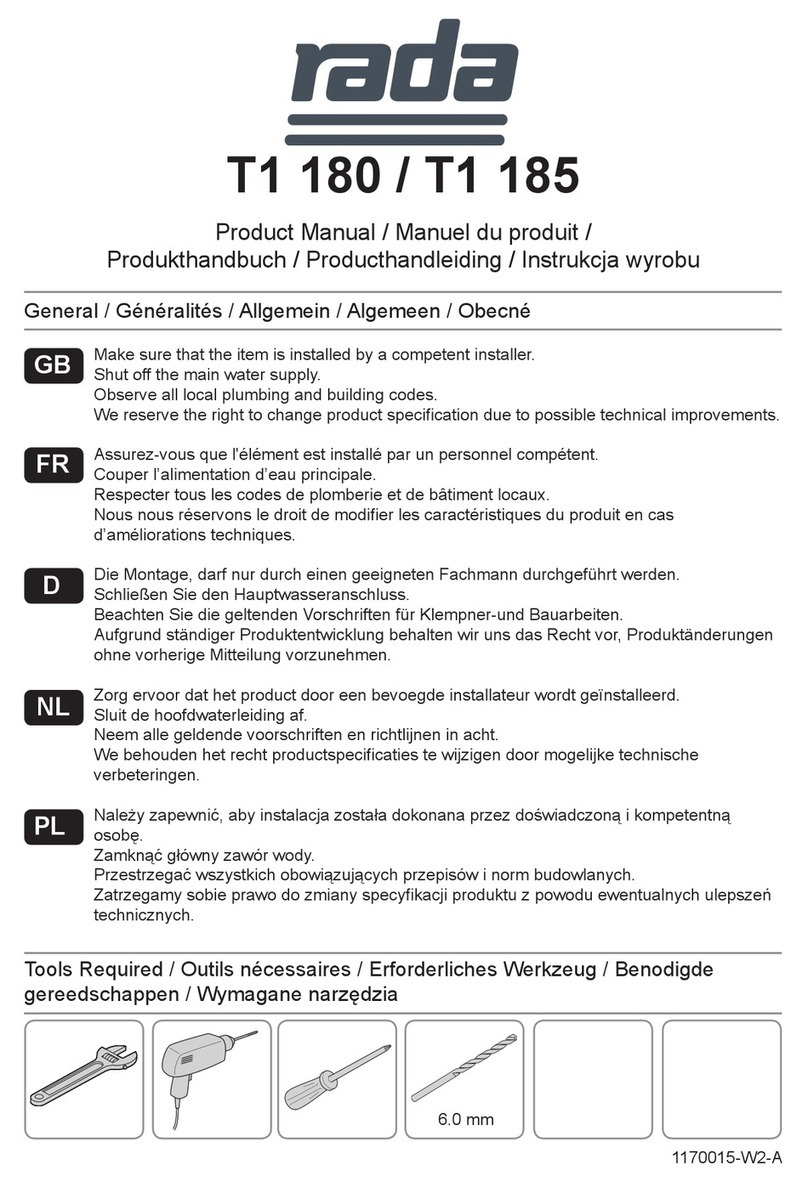 rada T1 180 User manual