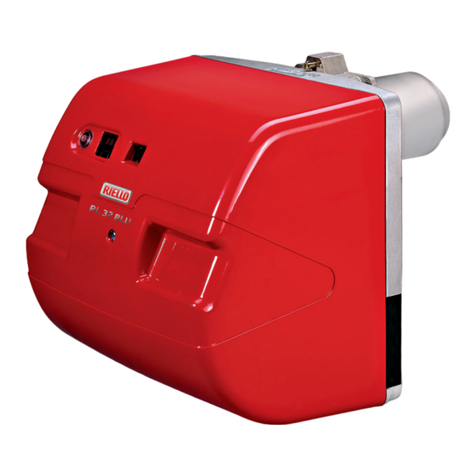 Riello Burners RL 22 BLU Quick start guide