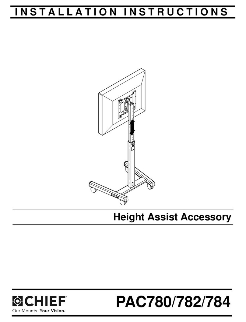 Milestone CHIEF PAC780 installation instructions