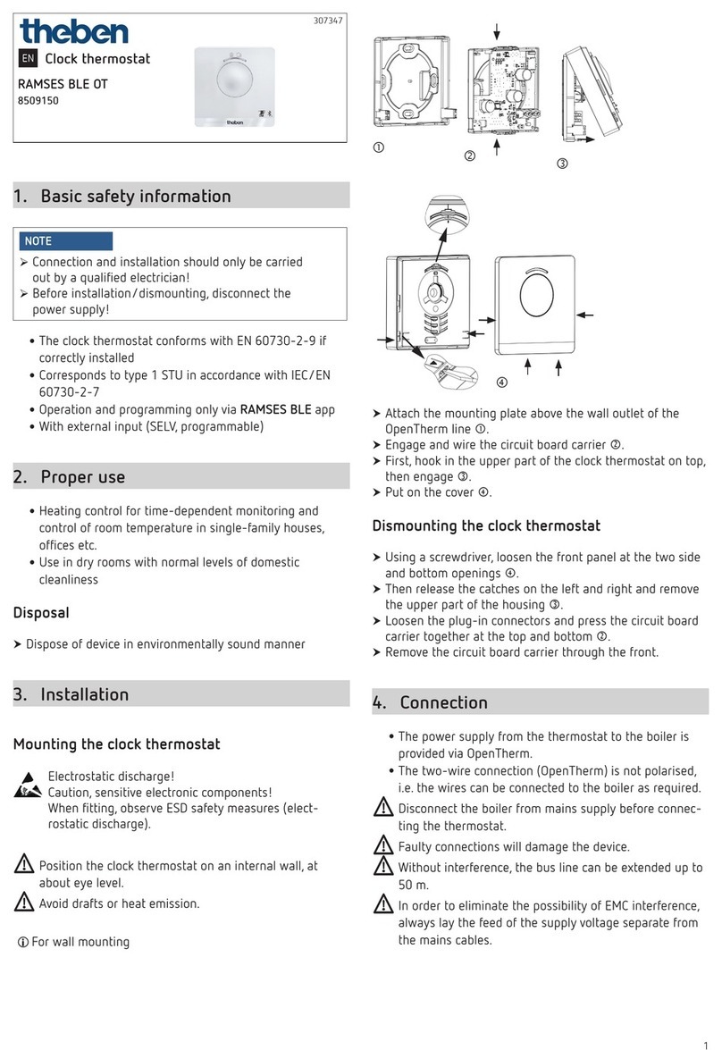 Theben RAMSES BLE OT 8509150 User manual