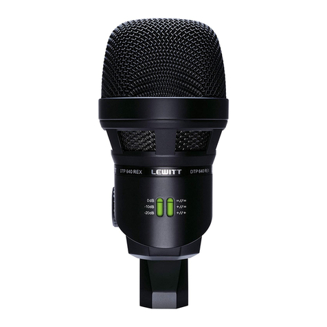 Lewitt DTP 640 REX User manual