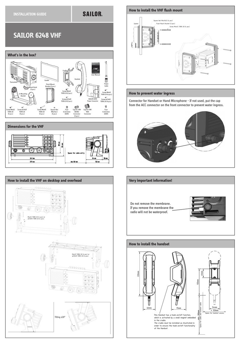 Sailor 6248 installation guide
