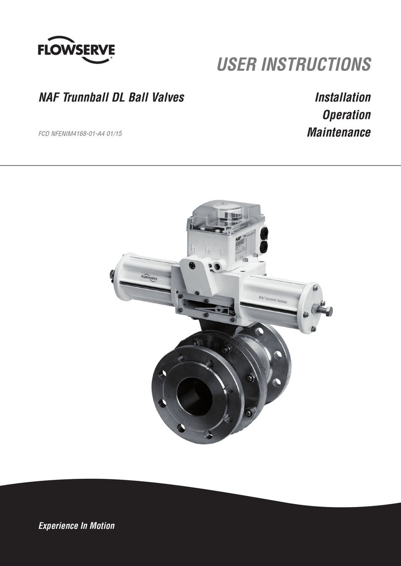 Flowserve NAF Trunnball DL Series User manual