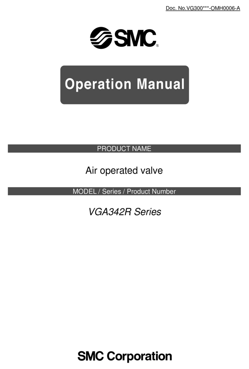 SMC Networks VGA342R Series Operation manual
