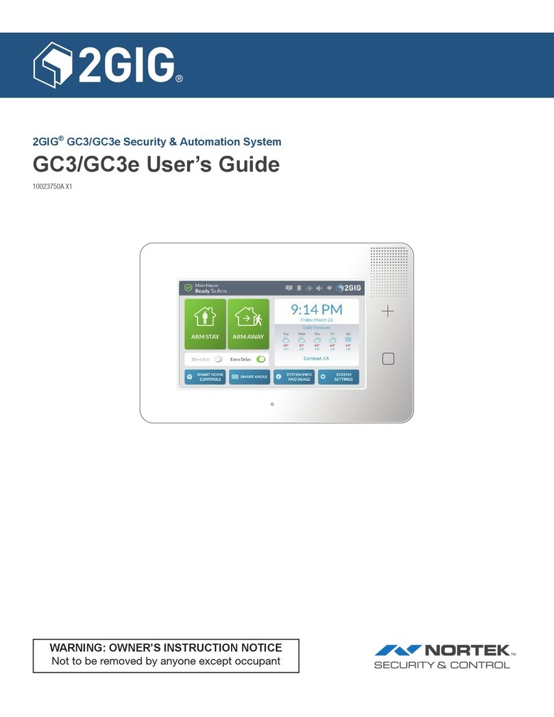Nortek 2GIG GC3 user guide