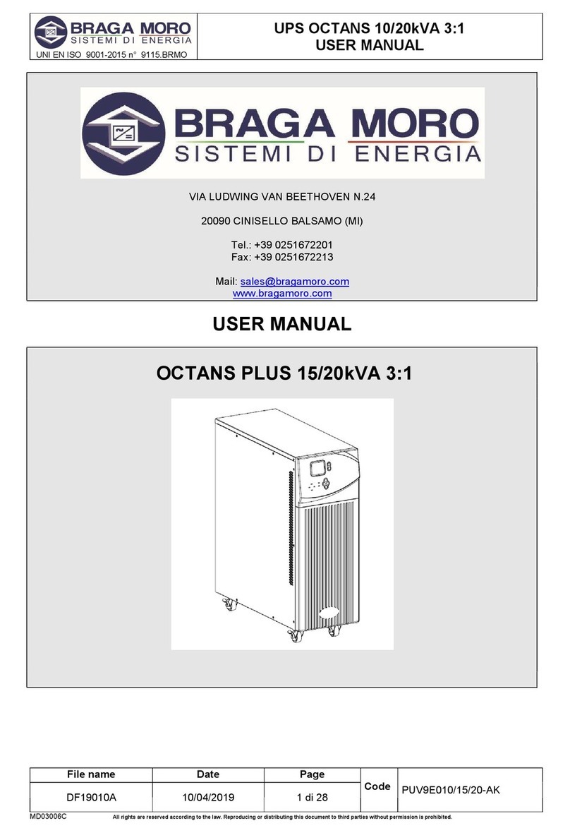 Braga Moro OCTANS PLUS 10k user manual Braga Moro OCTANS PLUS 10k user manual