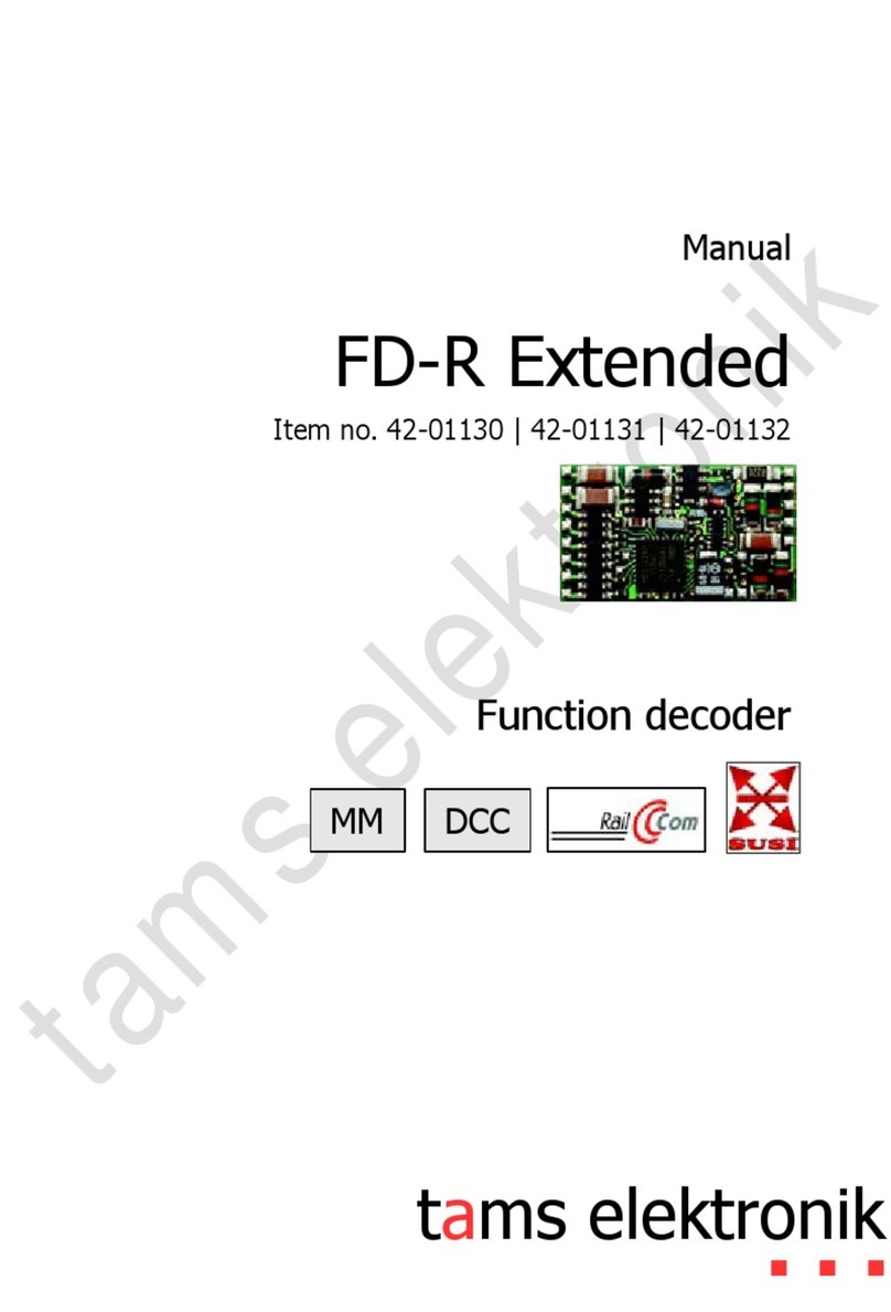 tams elektronik FD-R Extended Series User manual