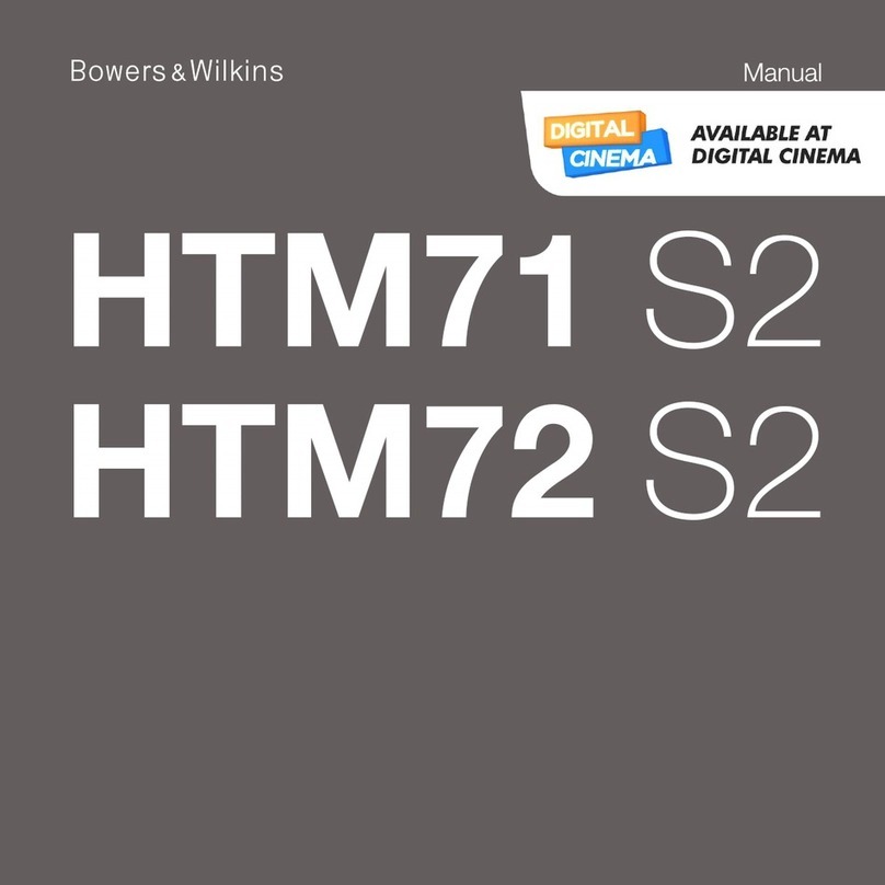 Bowers & Wilkins HTM71 S2 User manual Bowers & Wilkins HTM71 S2 User manual