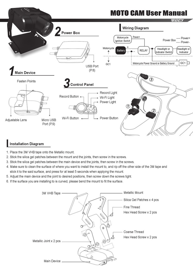 FOXeye GC1 MOTO CAM user manual
