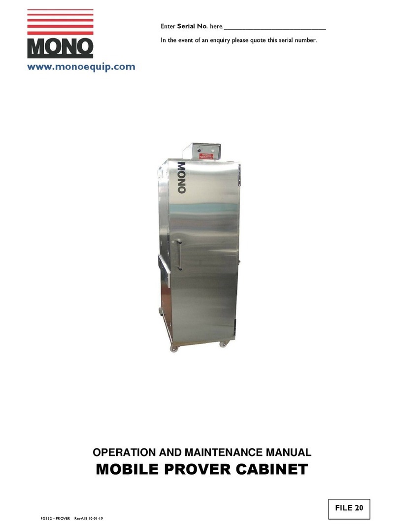 Mono Equipment FG132 Operation and maintenance manual