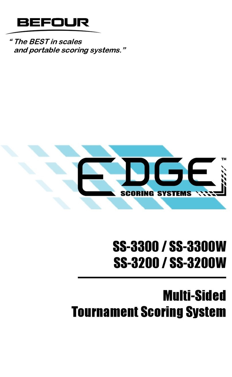 Befour Edge SS-3300 manual
