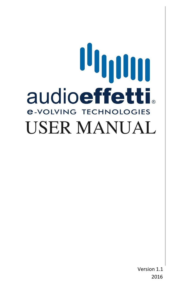 Audioeffetti Sparkular BT01 user manual
