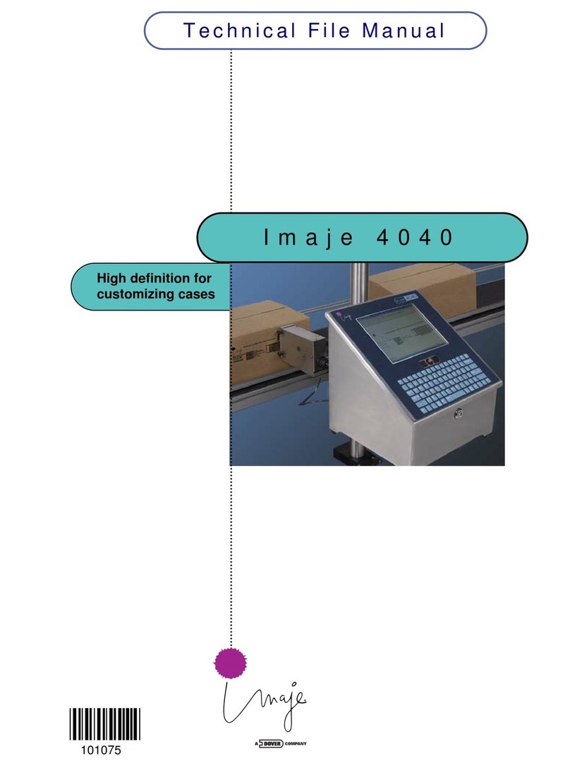 Imaje 4040 Technical File Manual