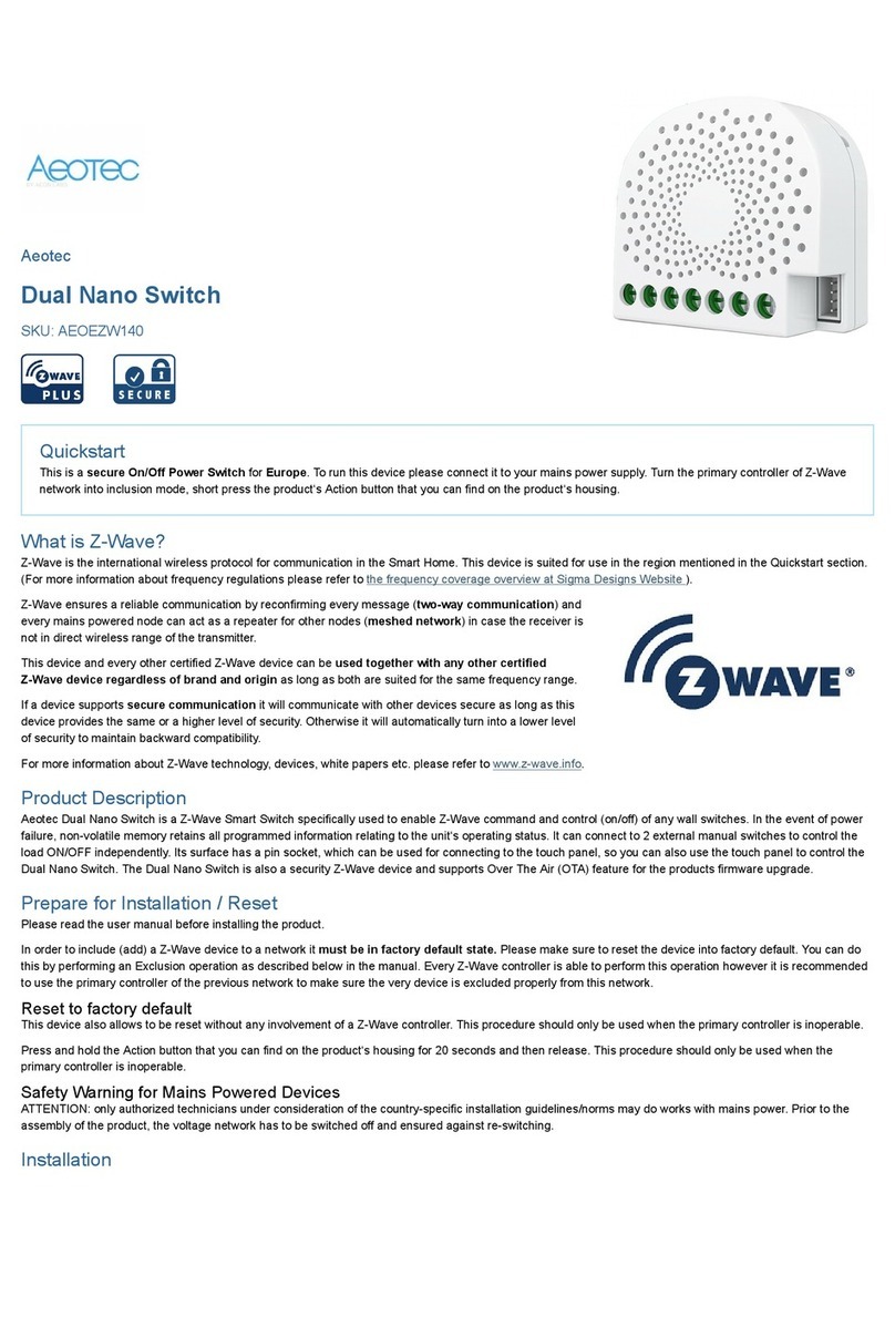Aeotec AEOEZW140 manual