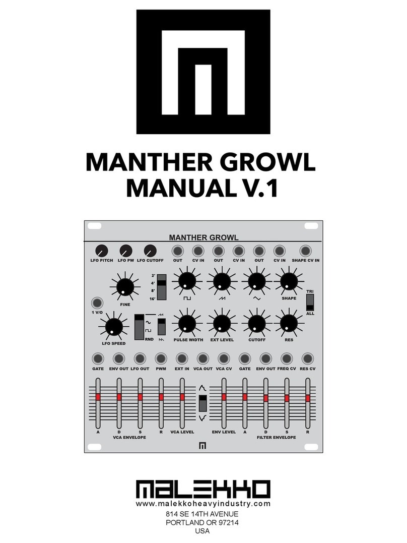 Malekko Manther GRowl manual