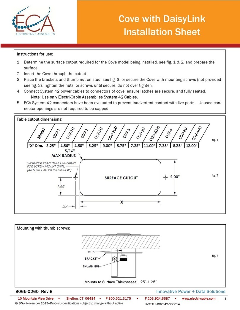 ECA Cove with DaisyLink Installation sheet