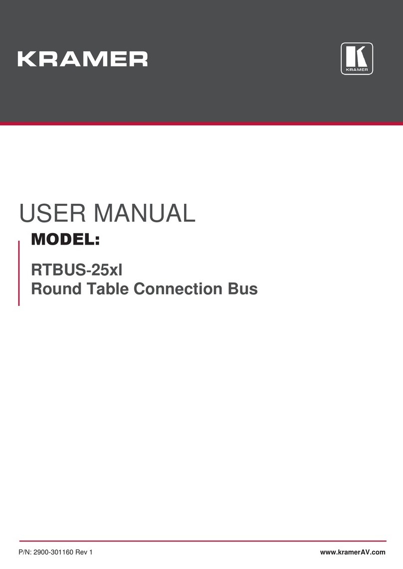 Kramer RTBUS-25xl user manual