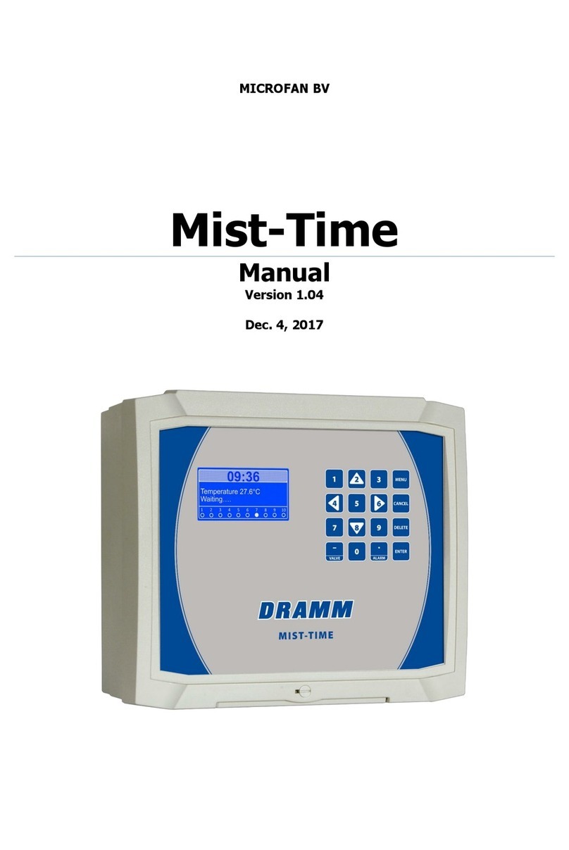 Microfan Argos Mist-Time manual
