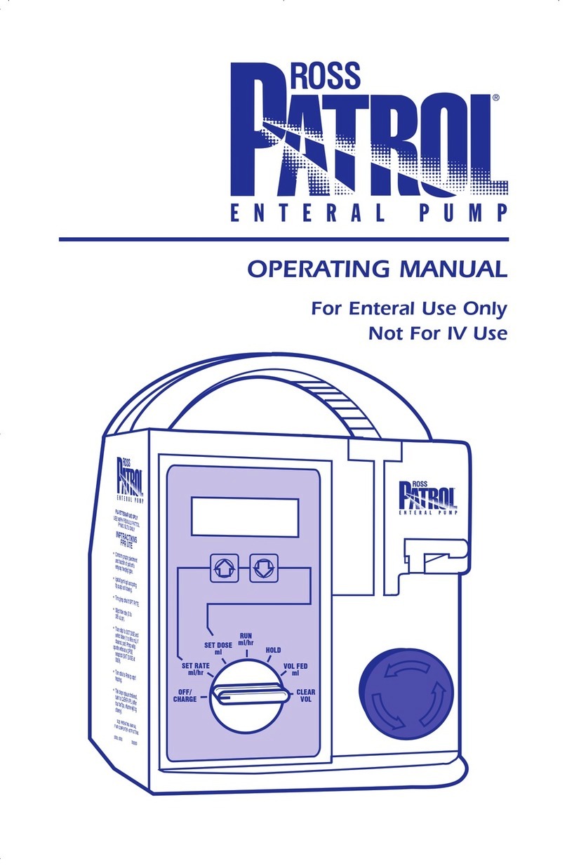 Ross Patrol Enteral Pump operating manual