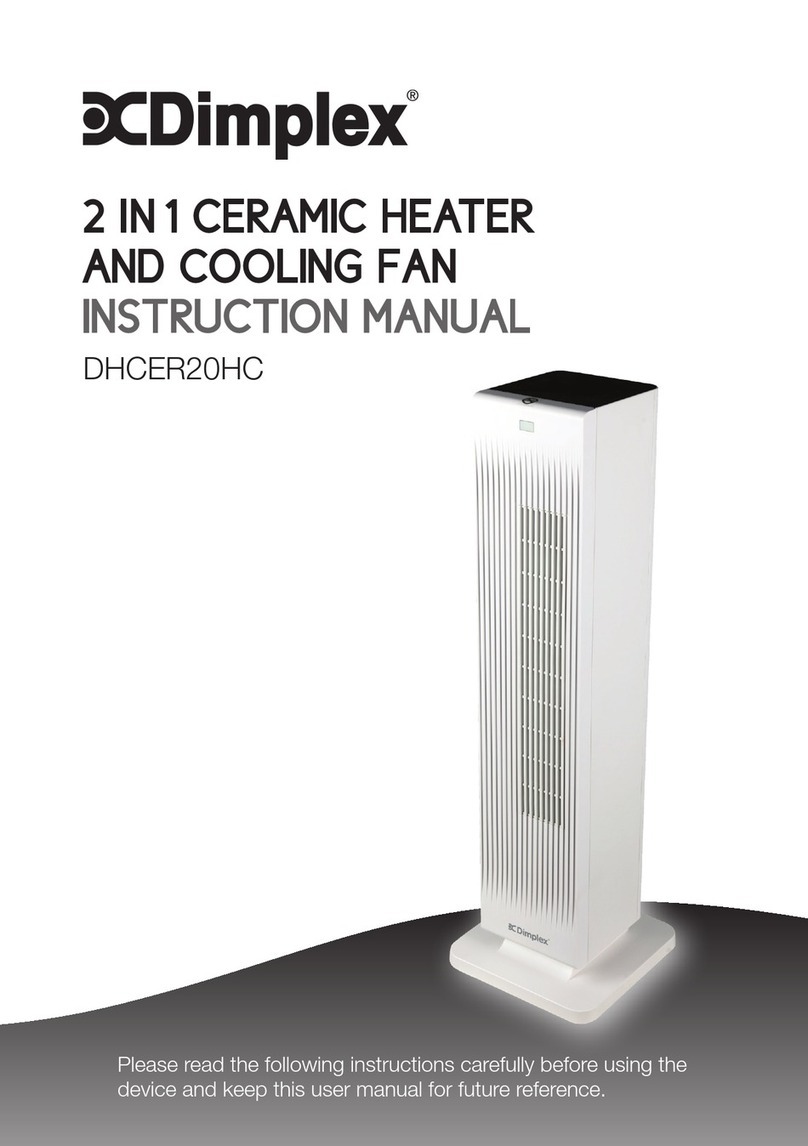 Dimplex DHCER20HC User manual