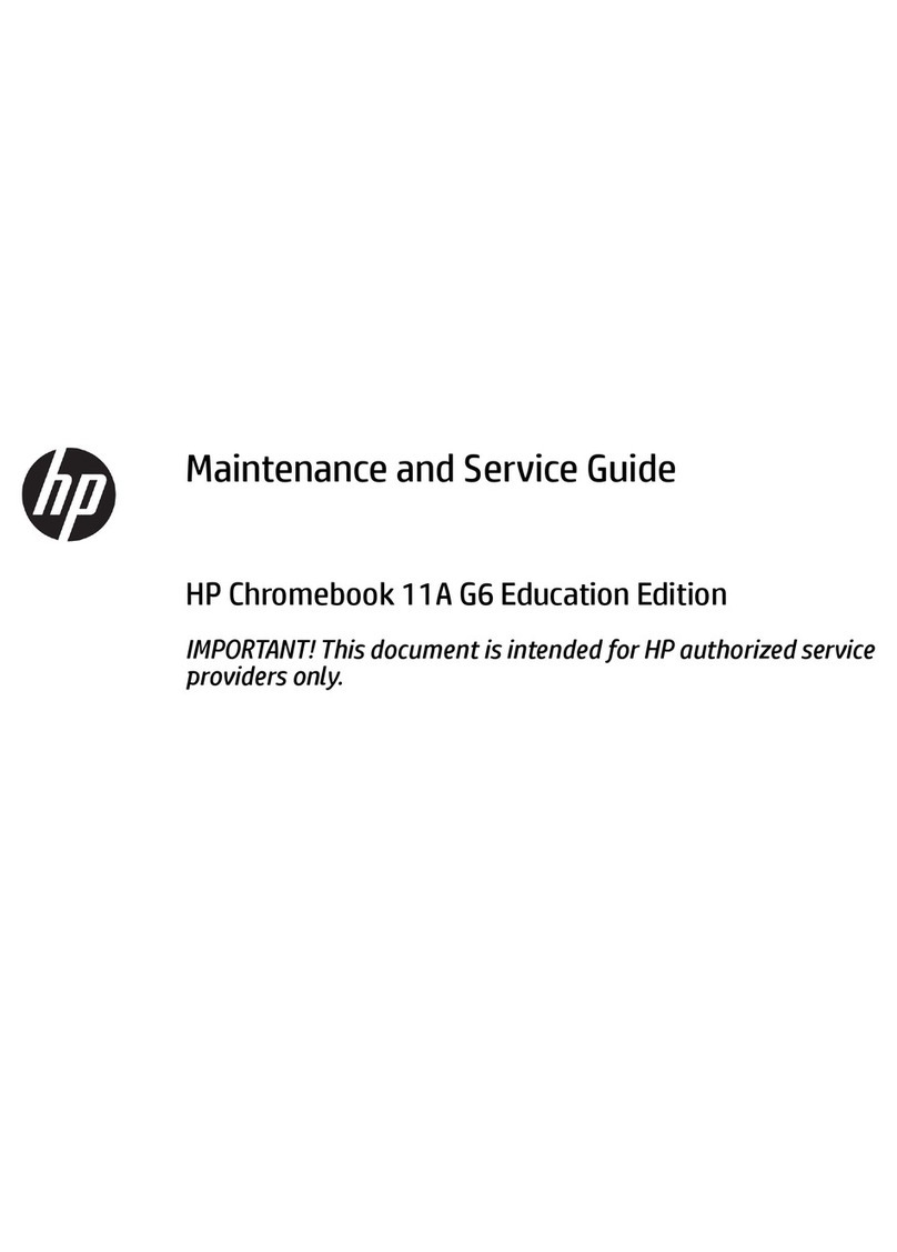 HP Chromebook 11A G6 EE Manual