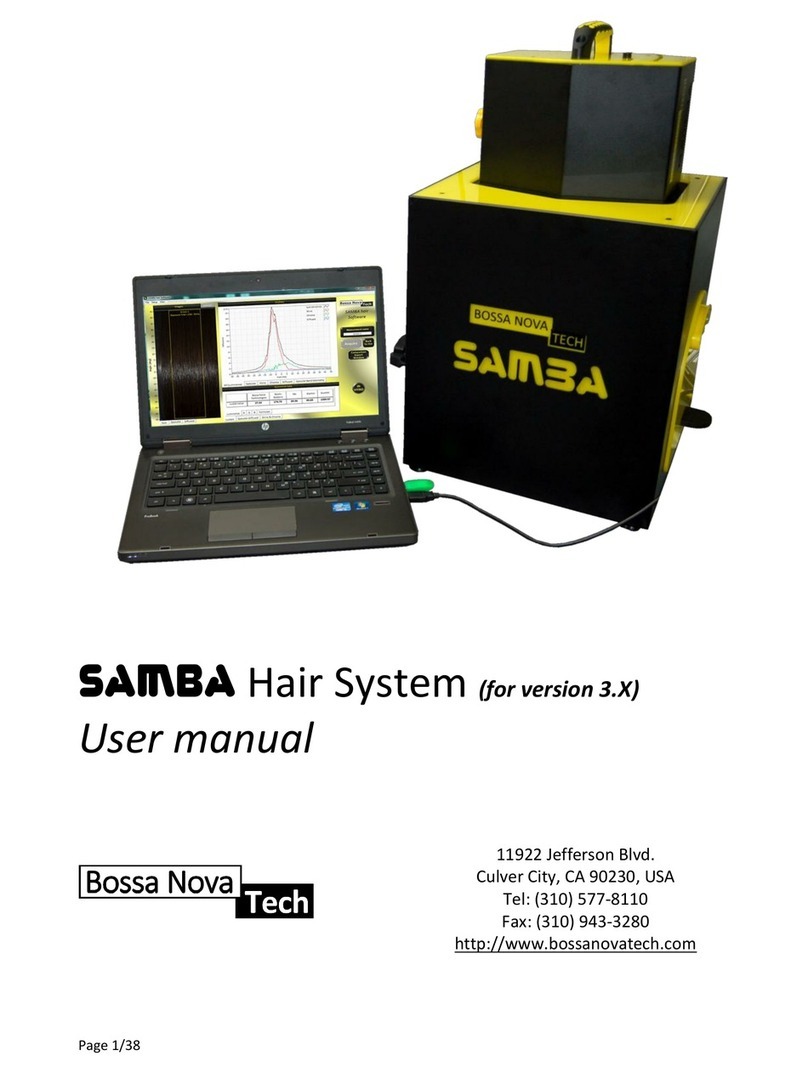 Bossa Nova Tech Samba user manual