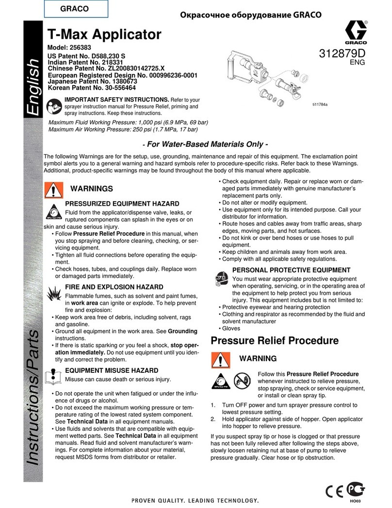 Graco T-Max Applicator 256383 User manual