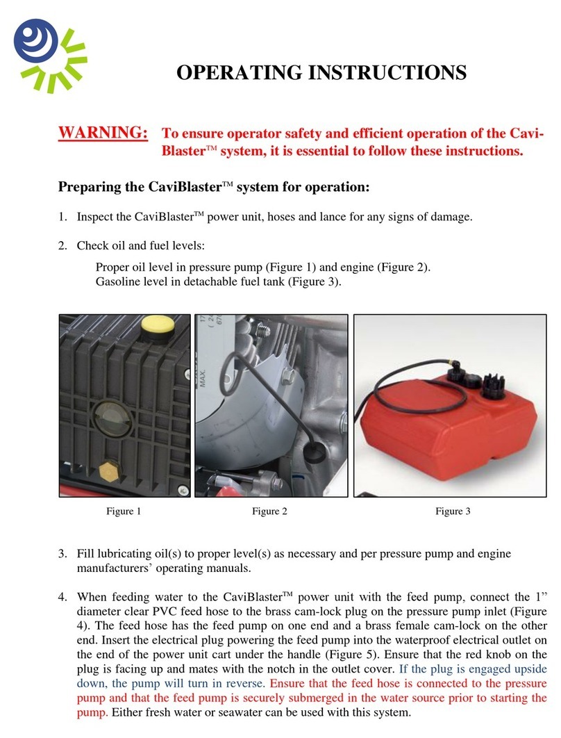 Cavidyne, LLC CaviBlaster HG-1222 User manual