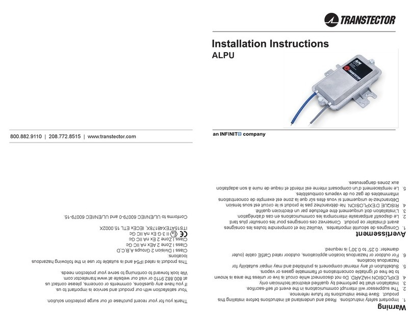 Transtector ALPU Series User manual