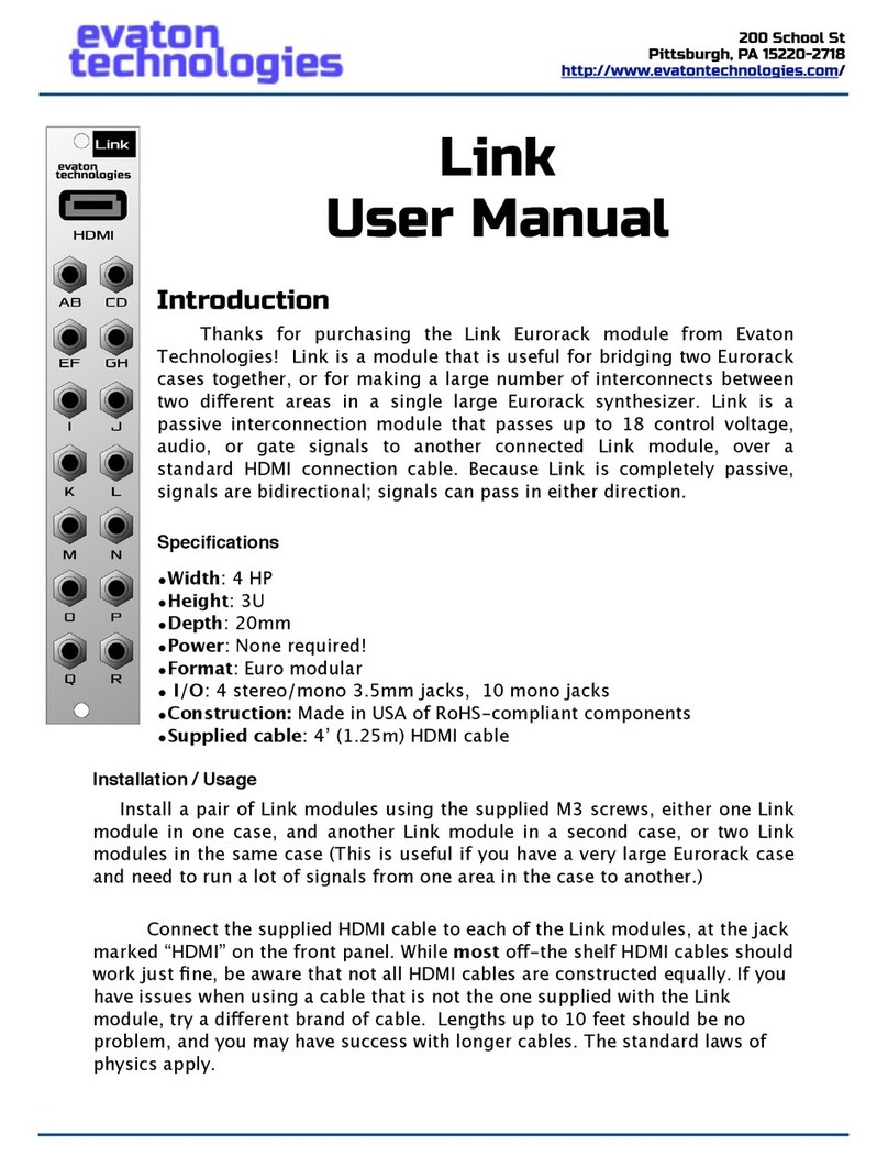 evaton technologies Link user manual evaton technologies Link user manual
