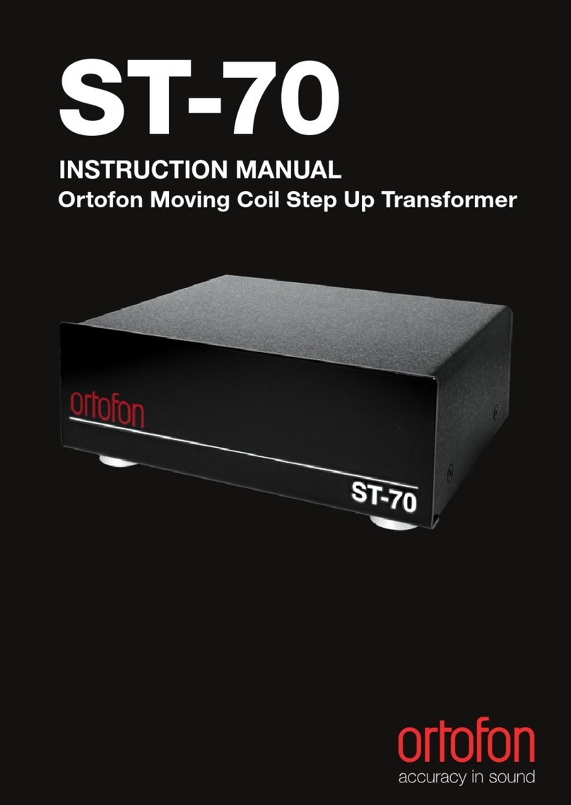 Ortofon ST-70 instruction manual