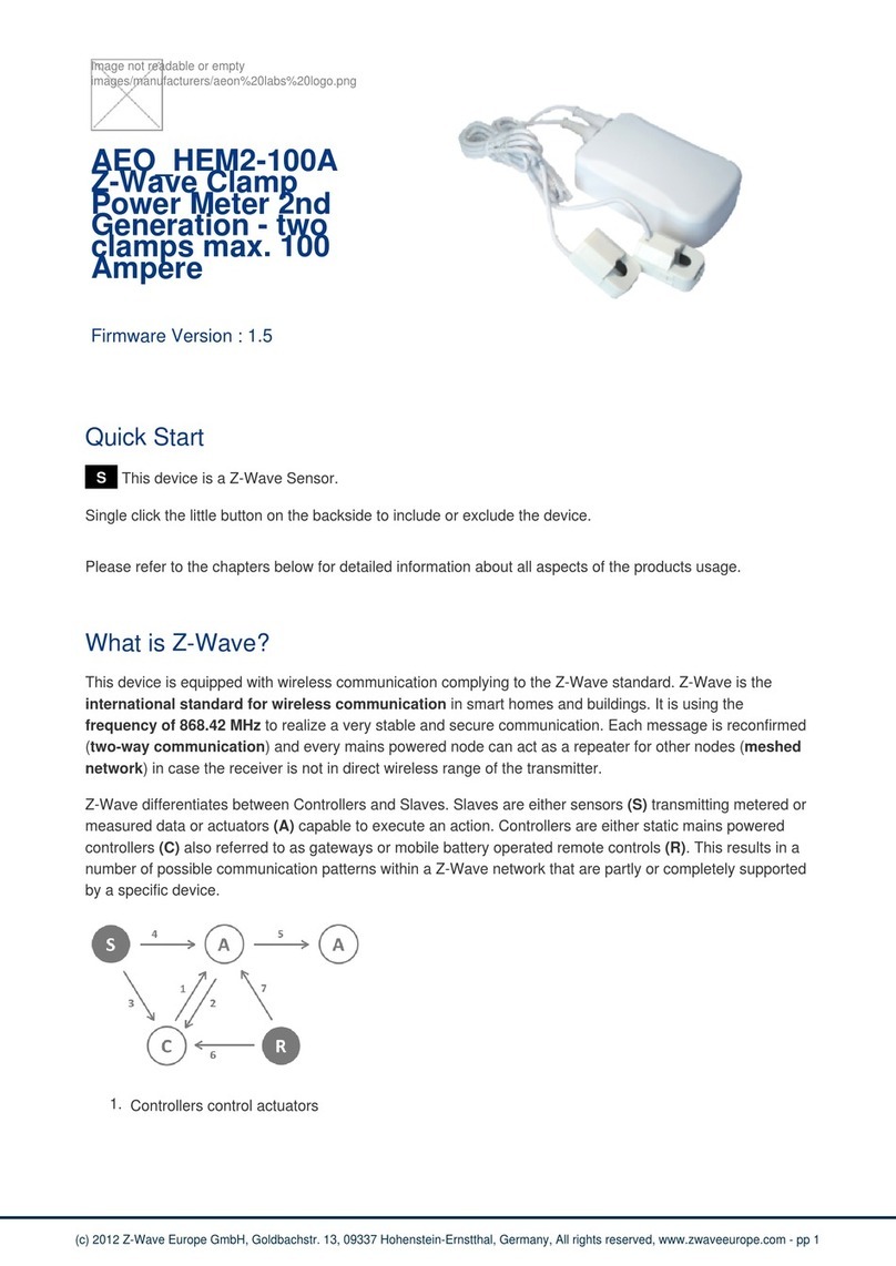 Aeon Labs AEO HEM2-100A quick start
