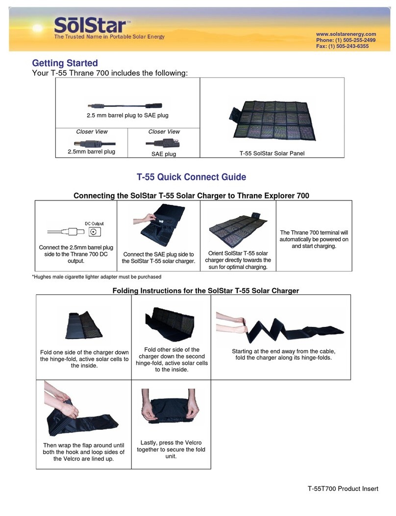 SolStar T-55 Assembly instructions