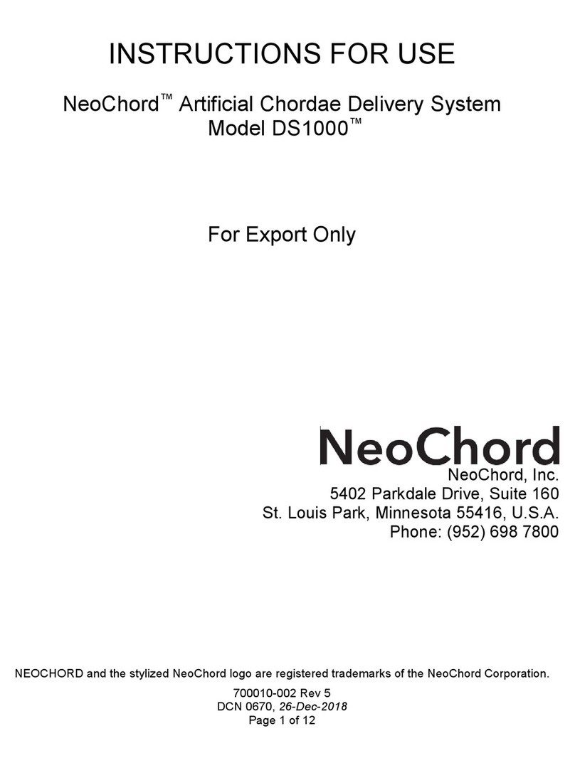 NeoChord DS1000 Instructions for use