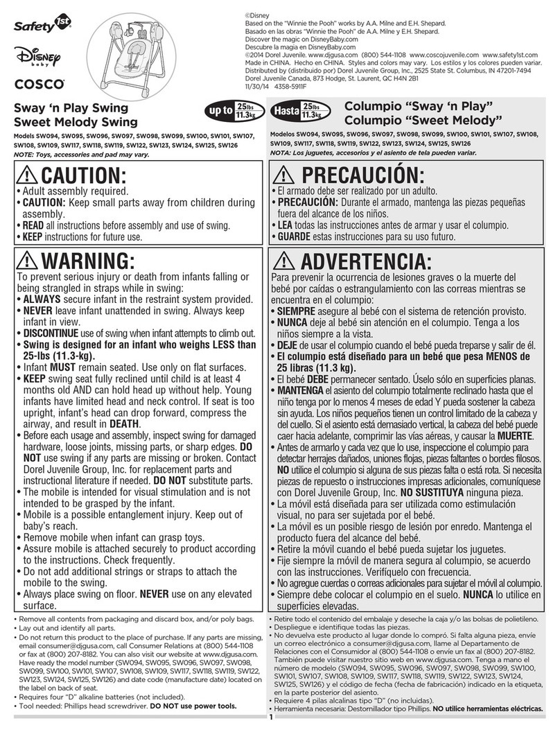 Cosco SW094 manual