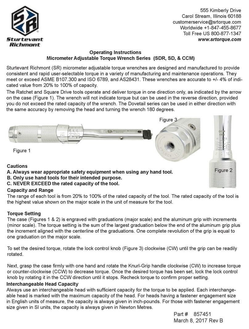 Sturtevant Richmont SD Series operating instructions