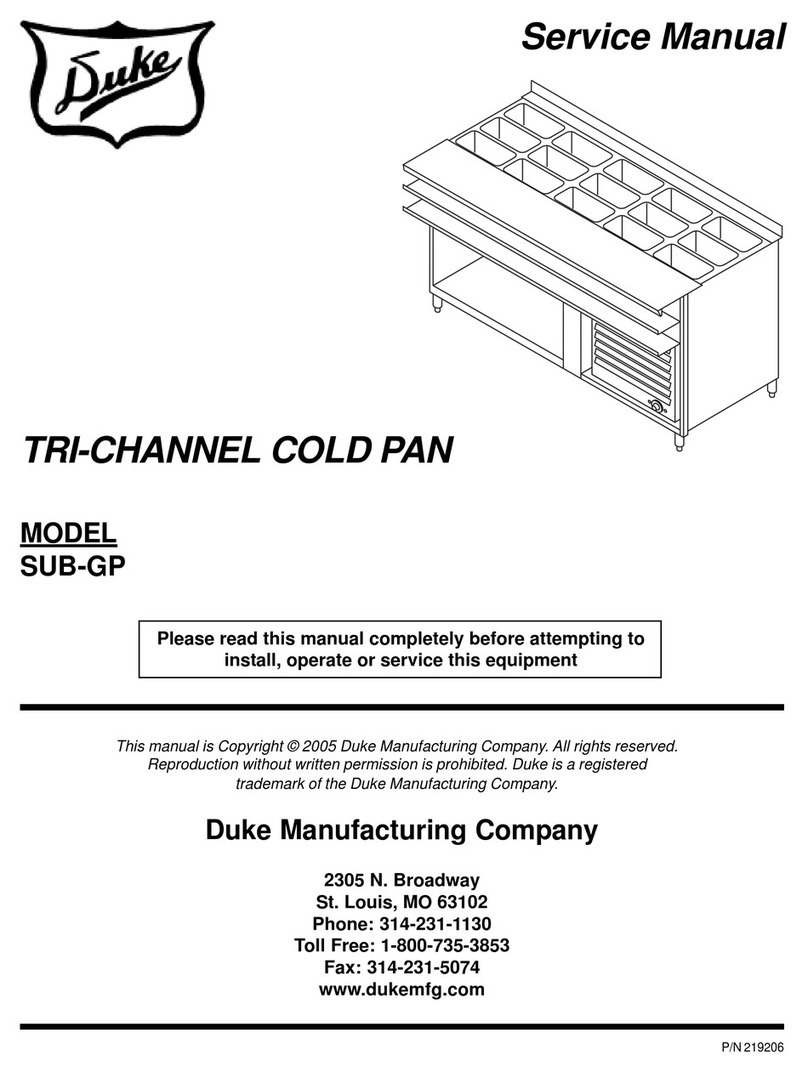 Duke SUB-GP User manual