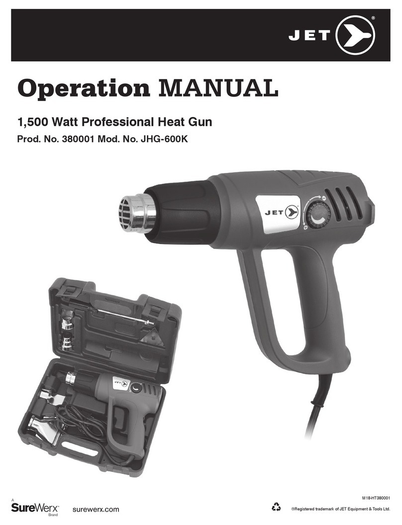 Jet JHG-600K User manual
