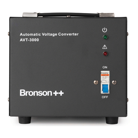 Bronson AVT Series instruction manual